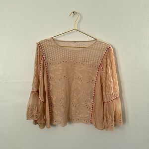 Free People Blouse coral